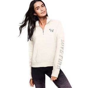 PINK Perfect Sherpa Lined Collar Quarter-Zip